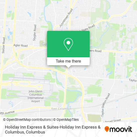 Holiday Inn Express & Suites-Holiday Inn Express & Columbus map