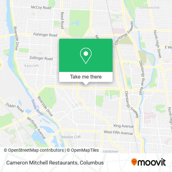 Cameron Mitchell Restaurants map