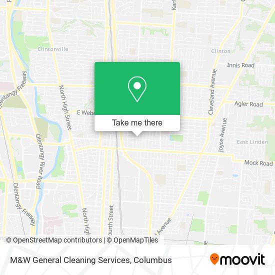 Mapa de M&W General Cleaning Services