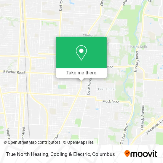 True North Heating, Cooling & Electric map