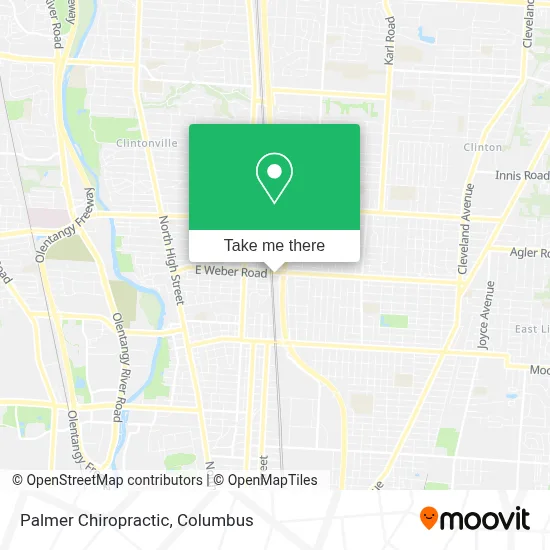 Palmer Chiropractic map