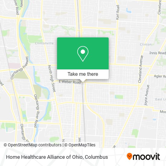 Mapa de Home Healthcare Alliance of Ohio