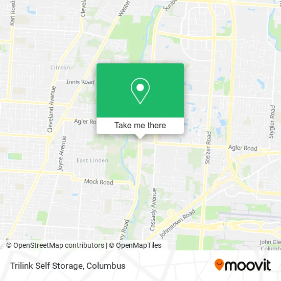 Trilink Self Storage map