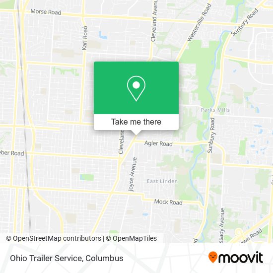 Ohio Trailer Service map