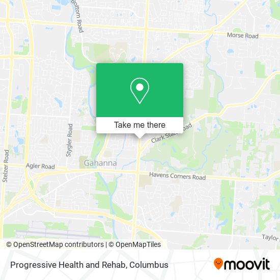 Progressive Health and Rehab map