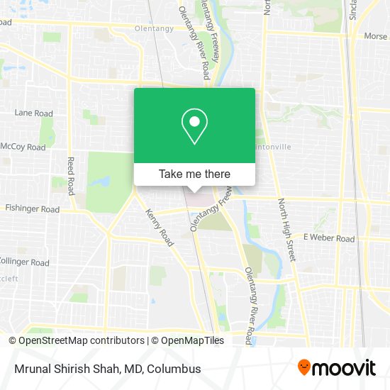 Mapa de Mrunal Shirish Shah, MD
