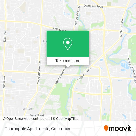 Thornapple Apartments map