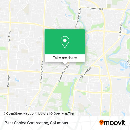 Best Choice Contracting map