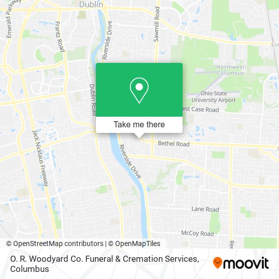 O. R. Woodyard Co. Funeral & Cremation Services map