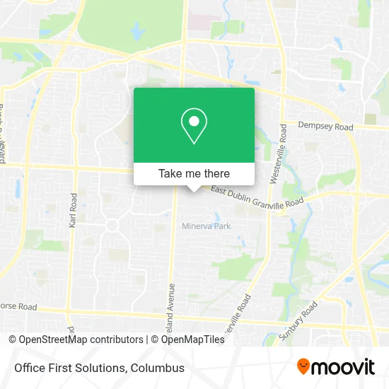 Office First Solutions map