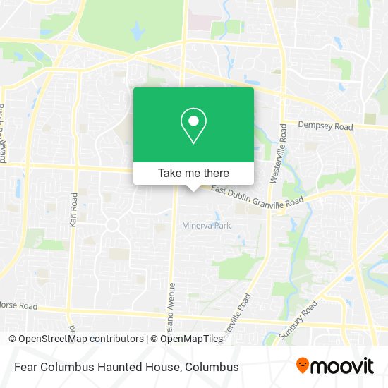 Fear Columbus Haunted House map