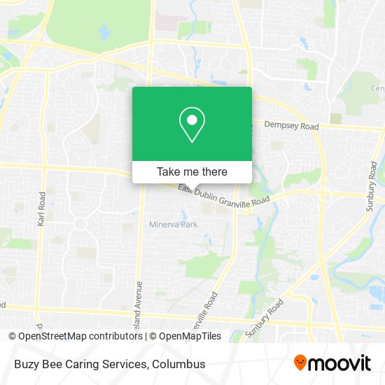 Buzy Bee Caring Services map