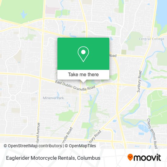 Eaglerider Motorcycle Rentals map