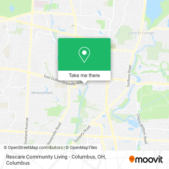 Rescare Community Living - Columbus, OH map
