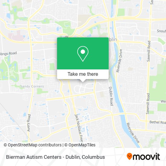Bierman Autism Centers - Dublin map