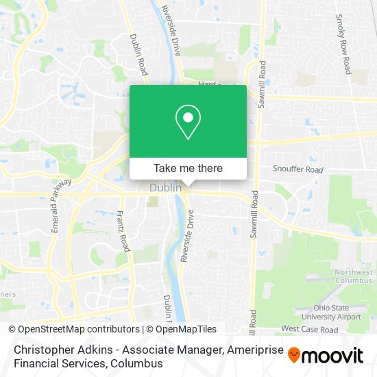 Mapa de Christopher Adkins - Associate Manager, Ameriprise Financial Services