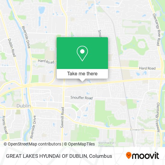 Mapa de GREAT LAKES HYUNDAI OF DUBLIN