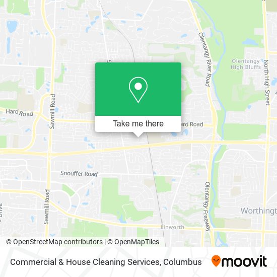 Commercial & House Cleaning Services map
