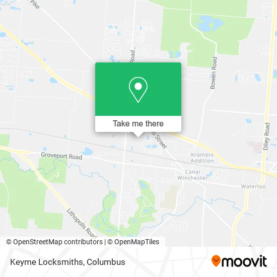 Keyme Locksmiths map