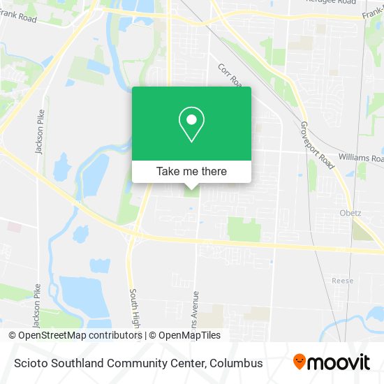 Scioto Southland Community Center map