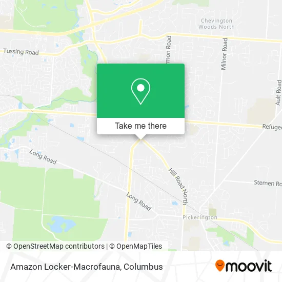 Amazon Locker-Macrofauna map