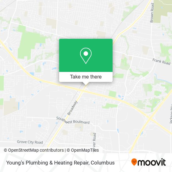Young's Plumbing & Heating Repair map