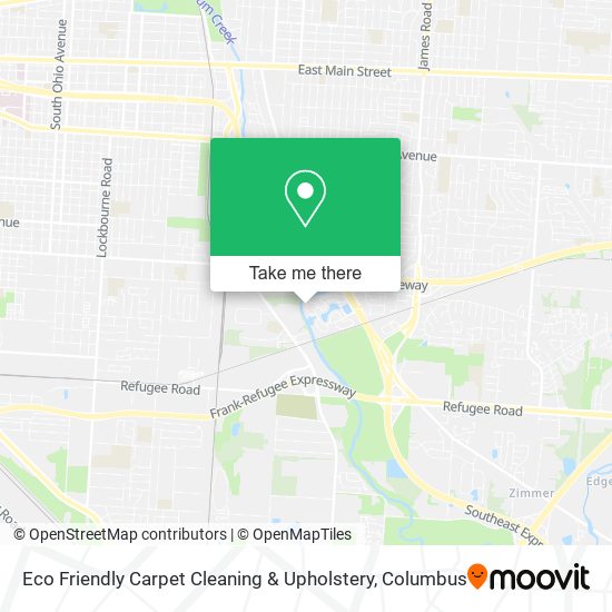 Eco Friendly Carpet Cleaning & Upholstery map