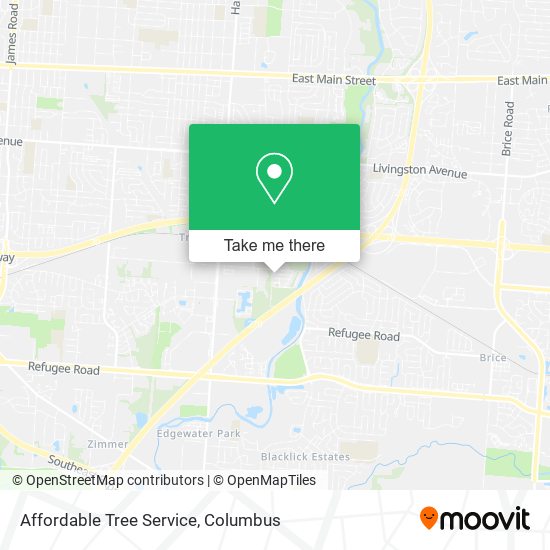 Affordable Tree Service map