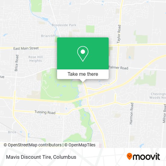 Mavis Discount Tire map