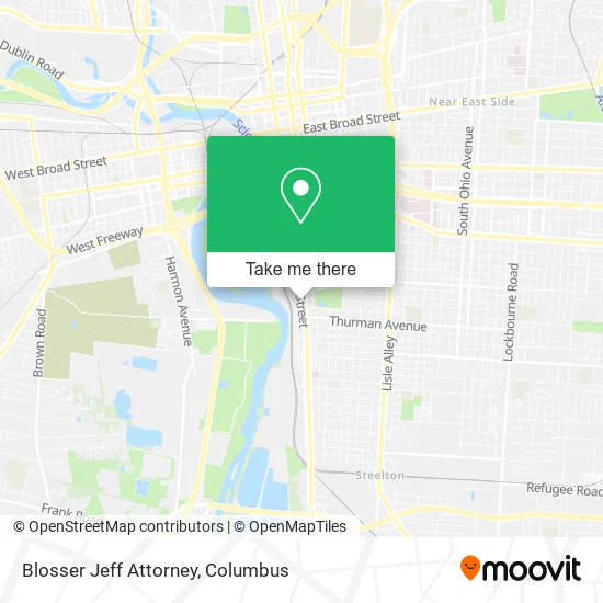 Blosser Jeff Attorney map