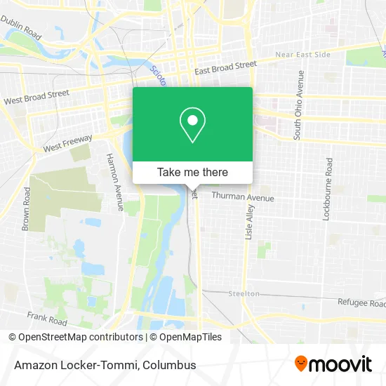 Amazon Locker-Tommi map
