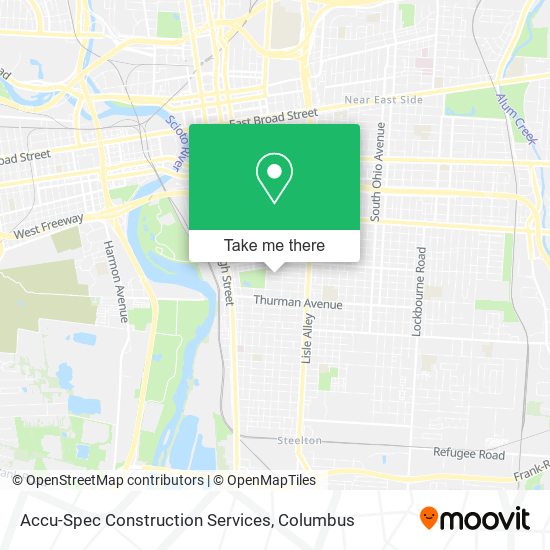 Mapa de Accu-Spec Construction Services
