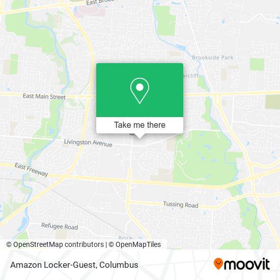 Amazon Locker-Guest map