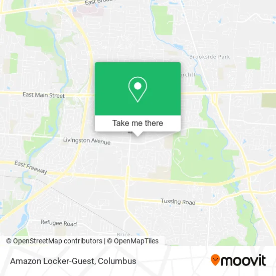 Amazon Locker-Guest map