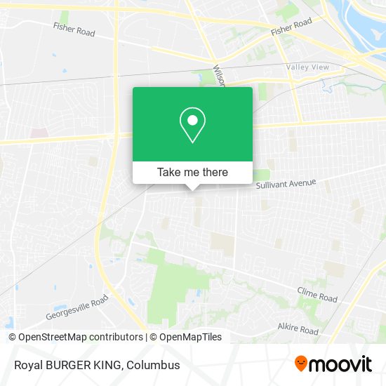 Royal BURGER KING map