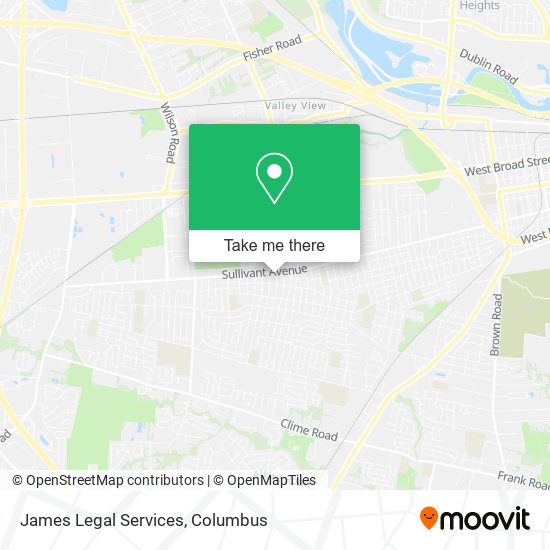James Legal Services map