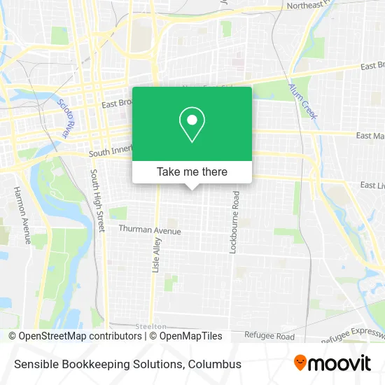 Sensible Bookkeeping Solutions map