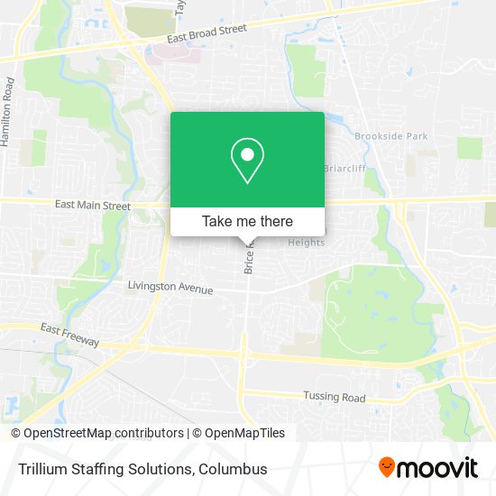 Trillium Staffing Solutions map