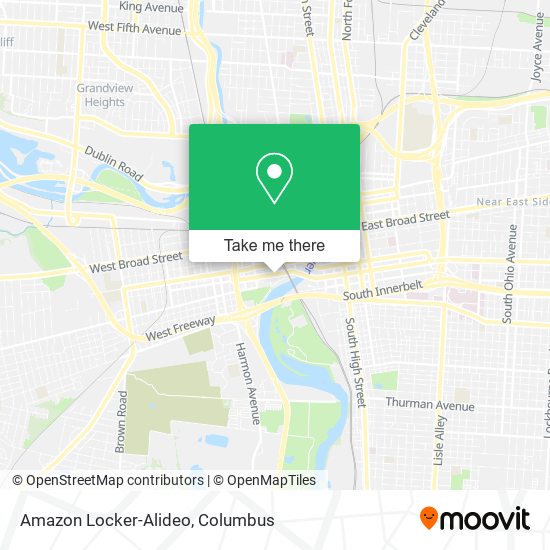 Mapa de Amazon Locker-Alideo