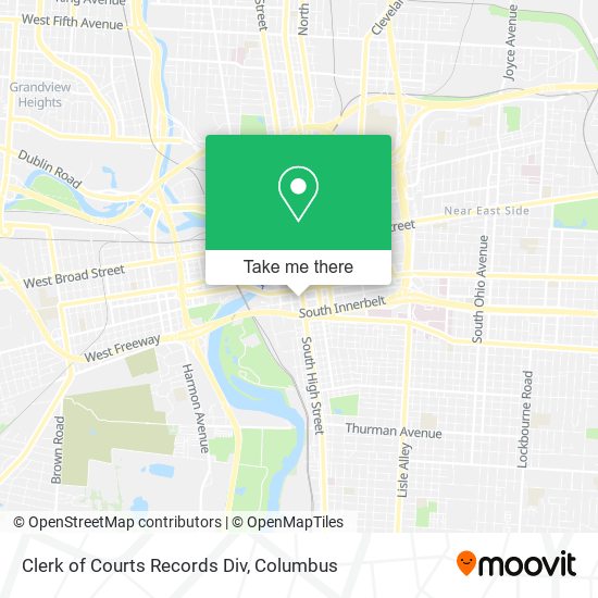 Mapa de Clerk of Courts Records Div