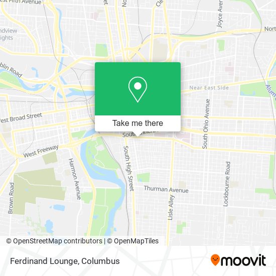 Mapa de Ferdinand Lounge