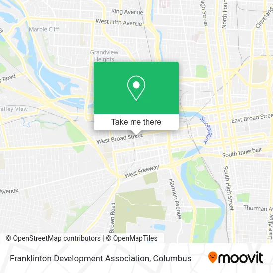 Franklinton Development Association map