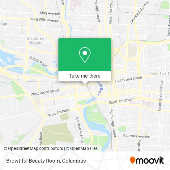 Browtiful Beauty Room map
