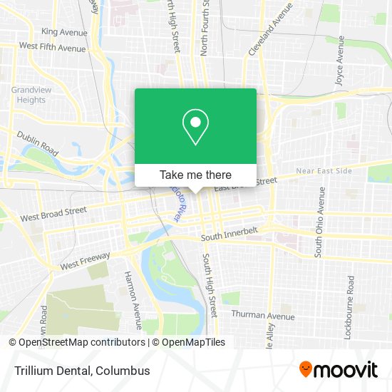 Mapa de Trillium Dental