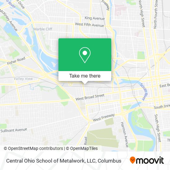 Central Ohio School of Metalwork, LLC map