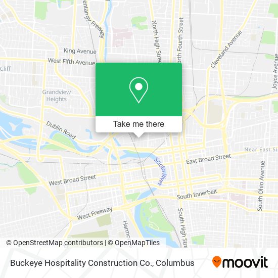 Mapa de Buckeye Hospitality Construction Co.