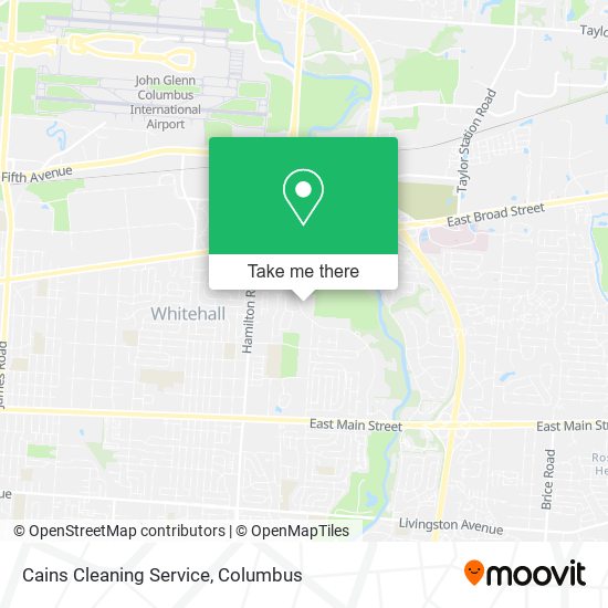 Cains Cleaning Service map