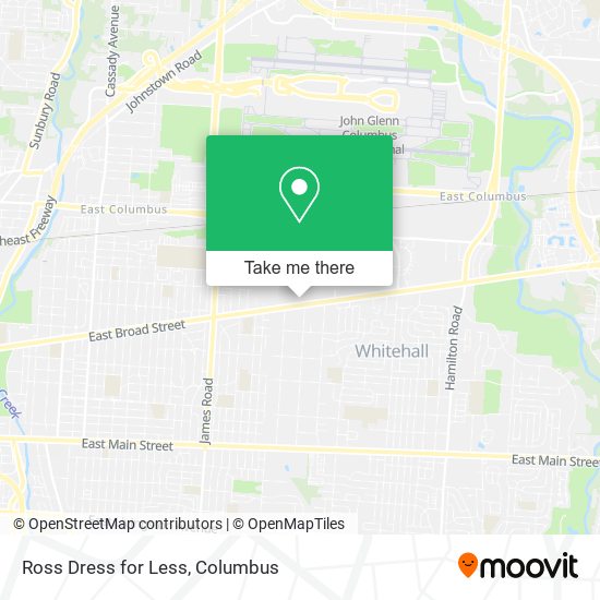 Ross Dress for Less map