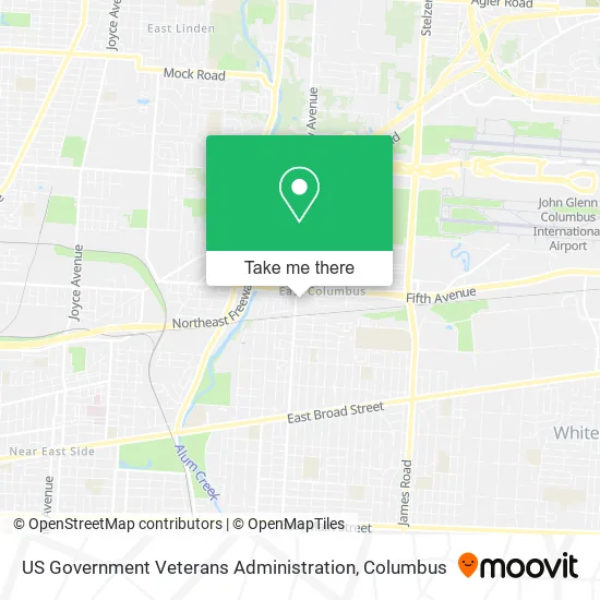 US Government Veterans Administration map