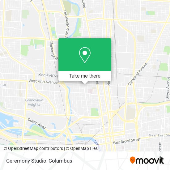 Mapa de Ceremony Studio